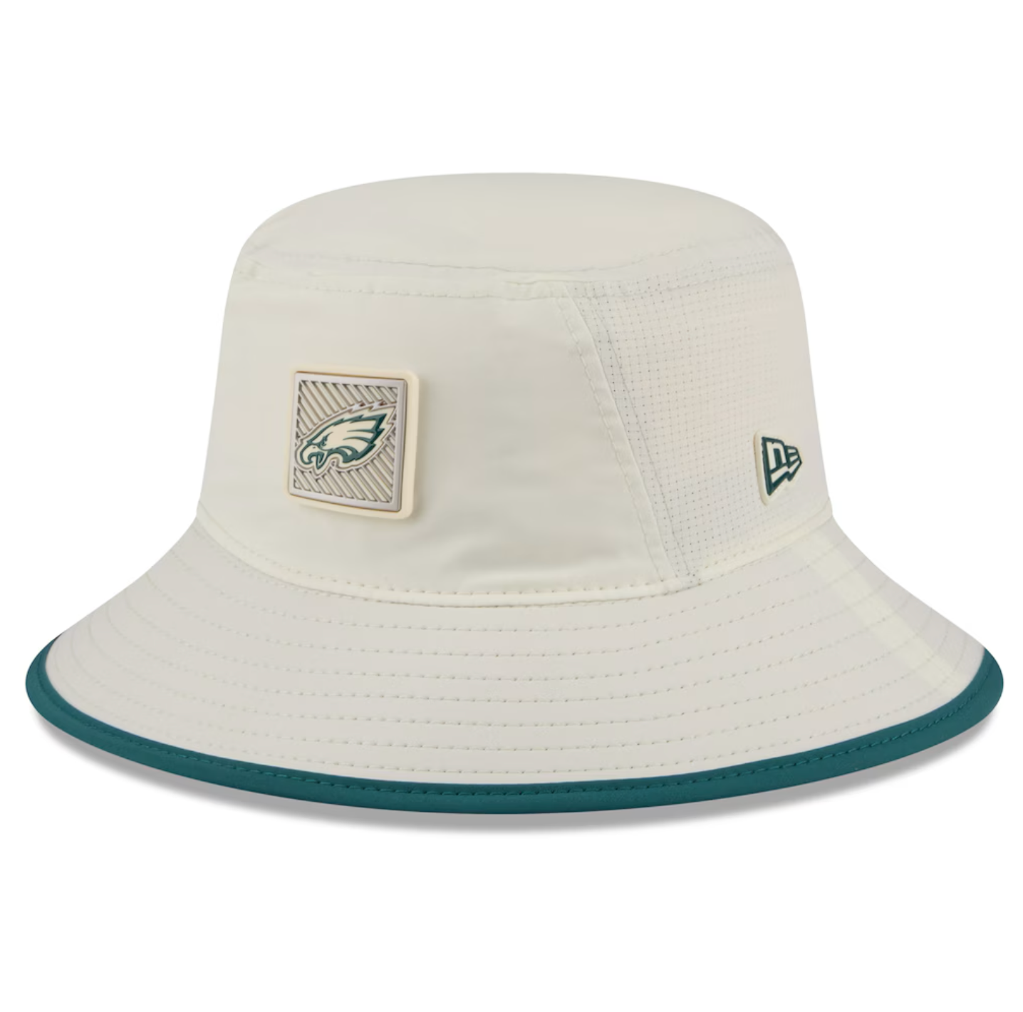 Philadelphia Eagles New Era 2026 NFL Training Camp Sport Bucket Hat - Cream