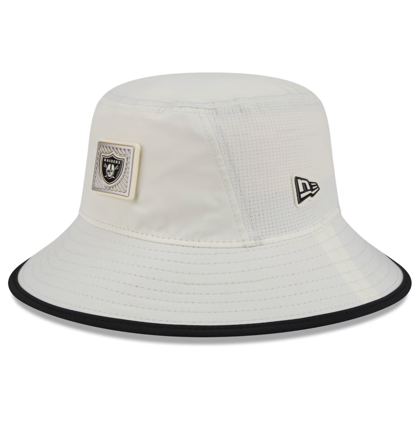 Las Vegas Raiders New Era 2026 NFL Training Camp Sport Bucket Hat - Cream