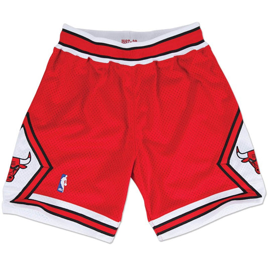 Chicago Bulls Mitchell & Ness 1997-98 Hardwood Classics Authentic Shorts - Red