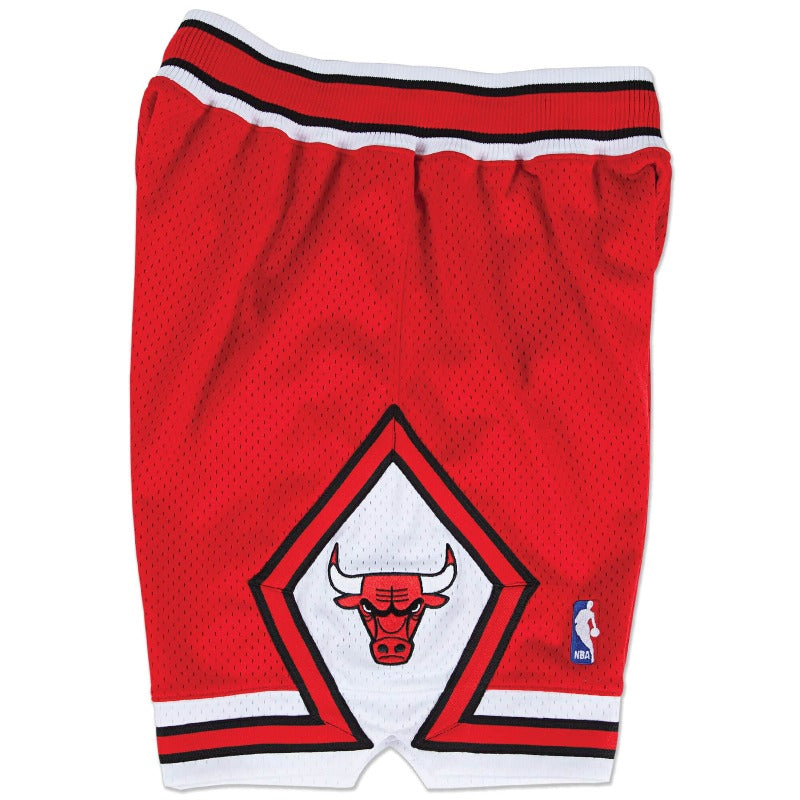 Chicago Bulls Mitchell & Ness 1997-98 Hardwood Classics Authentic Shorts - Red