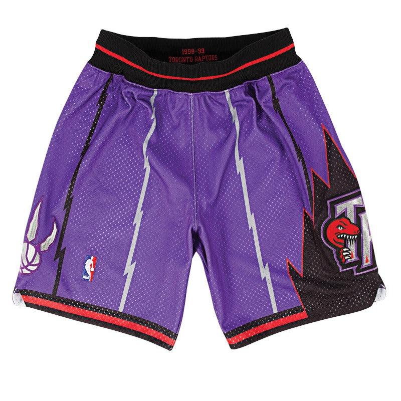 Toronto Raptors Mitchell & Ness 1998-99 Hardwood Classics Authentic Shorts - Purple