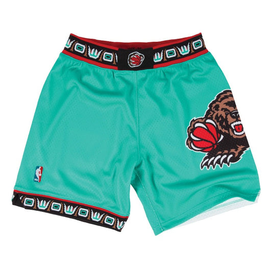 Vancouver Grizzlies Mitchell & Ness 1995-96 Hardwood Classics Authentic Shorts - Teal