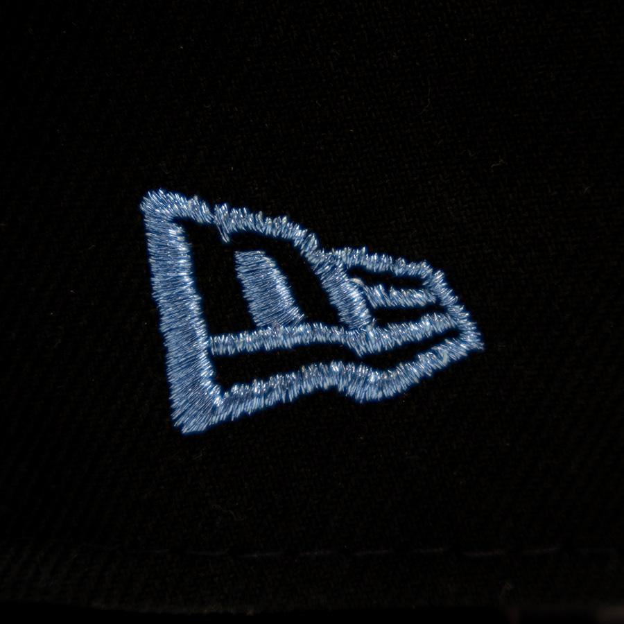 Erie Seawolves "ICED OUT" Exclusive New Era 59Fifty Fitted Hat - Black/Sky