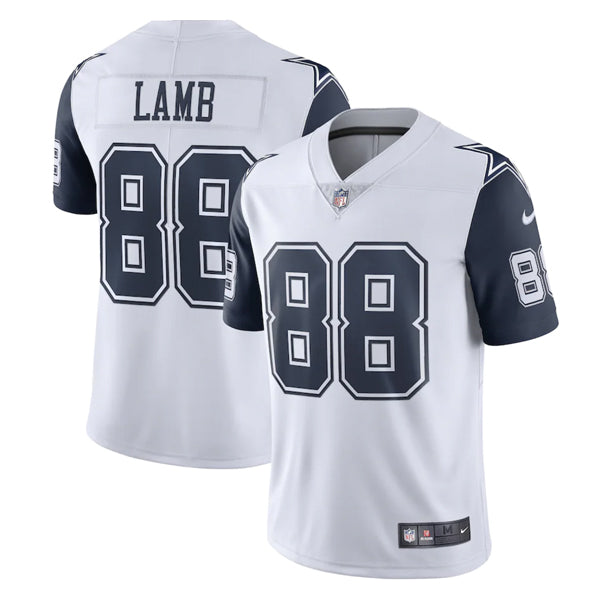 CeeDee Lamb Dallas Cowboys NFL Nike Vapor Untouchable Color Rush Limited  Jersey - White/Navy