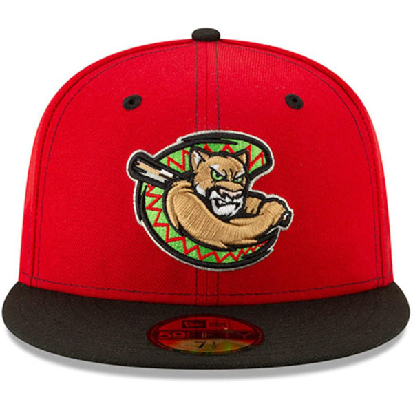 Kane County Cougars New Era Copa de la Diversion (FUN CUP) 59FIFTY Fitted Hat - Red/Black