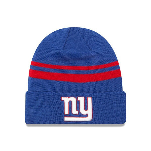 New York Giants New Era STRIPED Cuffed Knit NFL Hat
