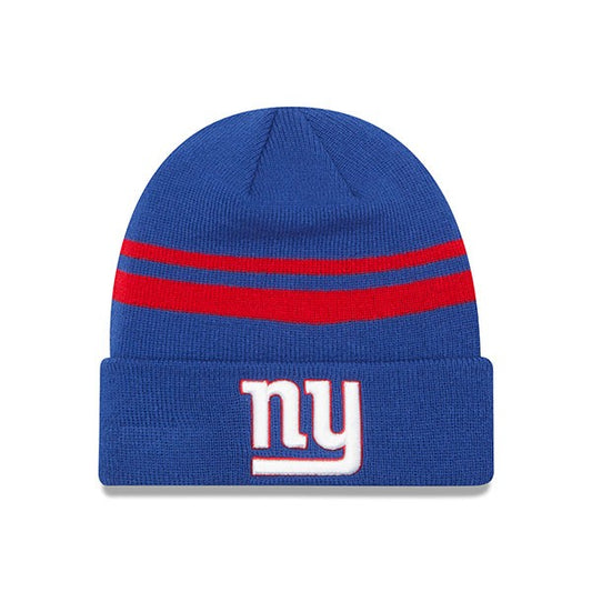 New York Giants New Era STRIPED Cuffed Knit NFL Hat