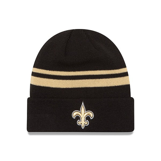 New Orleans Saints New Era STRIPED Cuffed Knit NFL Hat