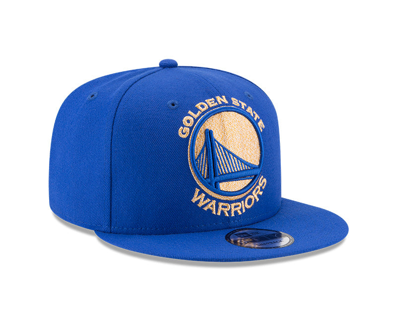 Golden State Warriors New Era 6-TIME CHAMPIONS TEAM TRIBUTE 9Fifty Snapback NBA Hat -Royal