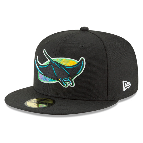 Tampa Bay Devil Rays New Era 1998 Cooperstown Collection 59Fifty Fitted Hat - Black/Purple/Lime
