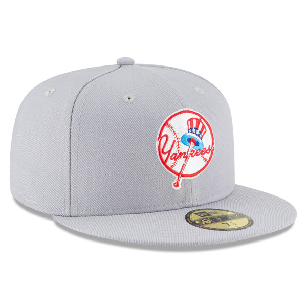 New York Yankees New Era 1946 Cooperstown Collection 59Fifty Fitted Hat - Gray