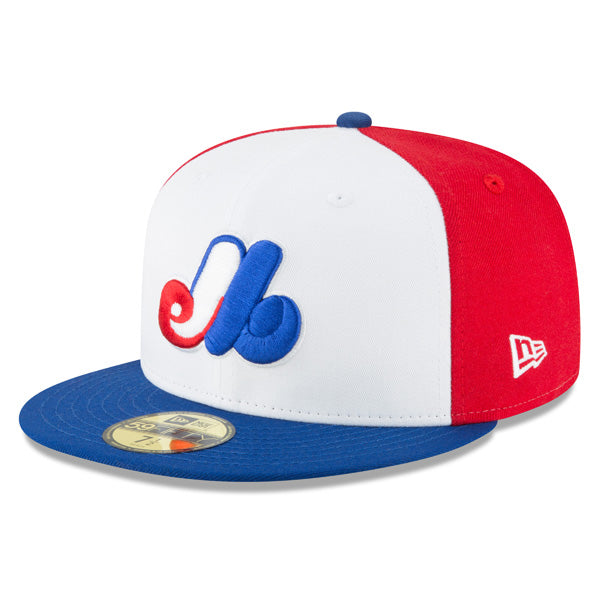 Montreal Expos New Era 1969 Cooperstown Collection 59Fifty Fitted Hat - Red/White/Blue