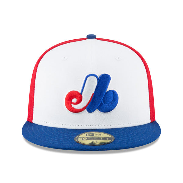 Montreal Expos New Era 1969 Cooperstown Collection 59Fifty Fitted Hat - Red/White/Blue