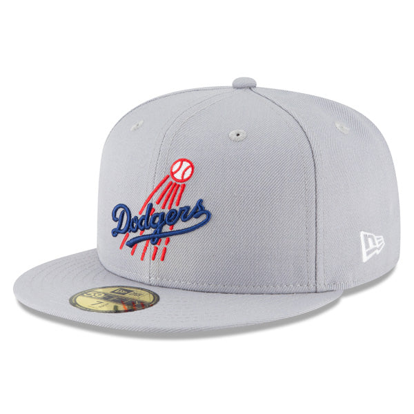 Los Angeles Dodgers New Era 1958 Cooperstown Collection 59Fifty Fitted Hat - Gray