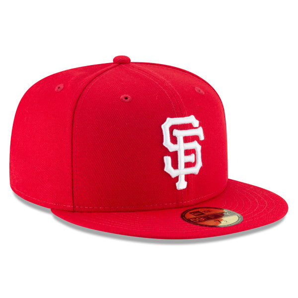 San Francisco Giants New Era MLB CLASSICS 59Fifty Fitted Hat - Scarlet/Gray Bottom