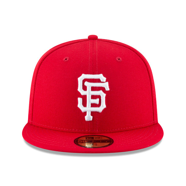 San Francisco Giants New Era MLB CLASSICS 59Fifty Fitted Hat - Scarlet/Gray Bottom