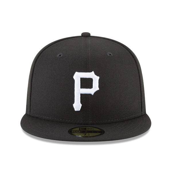 Pittsburgh Pirates New Era MLB CLASSICS 59Fifty Fitted Hat - Black/White