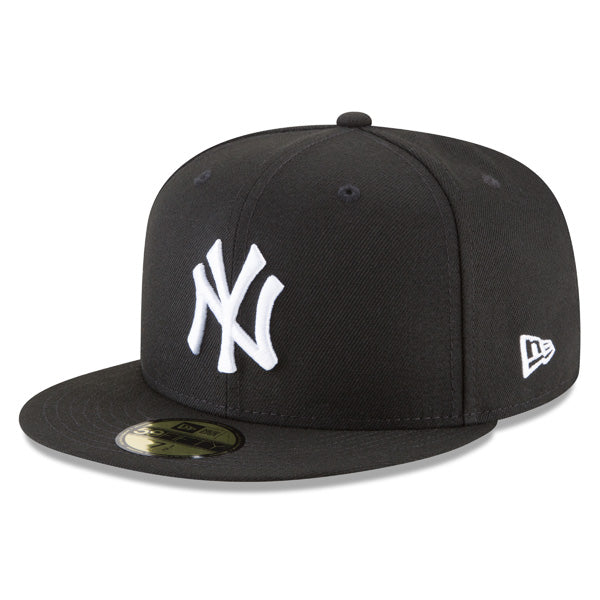 New York Yankees New Era CLASSIC Black-White 59FIFTY Fitted MLB Hat