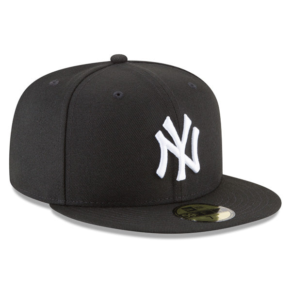 New York Yankees New Era CLASSIC Black-White 59FIFTY Fitted MLB Hat