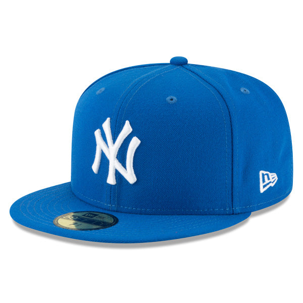 New York Yankees New Era BLUE AZURE 59FIFTY Fitted MLB Hat – Blue