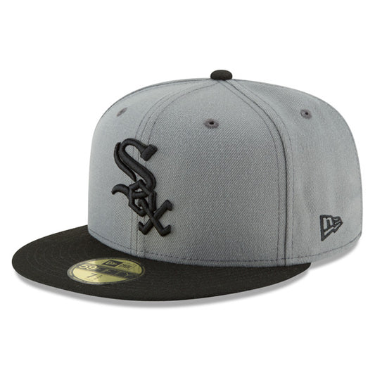 Chicago White Sox New Era MLB 2TONE CLASSICS 59Fifty Fitted Hat- Gray/Black