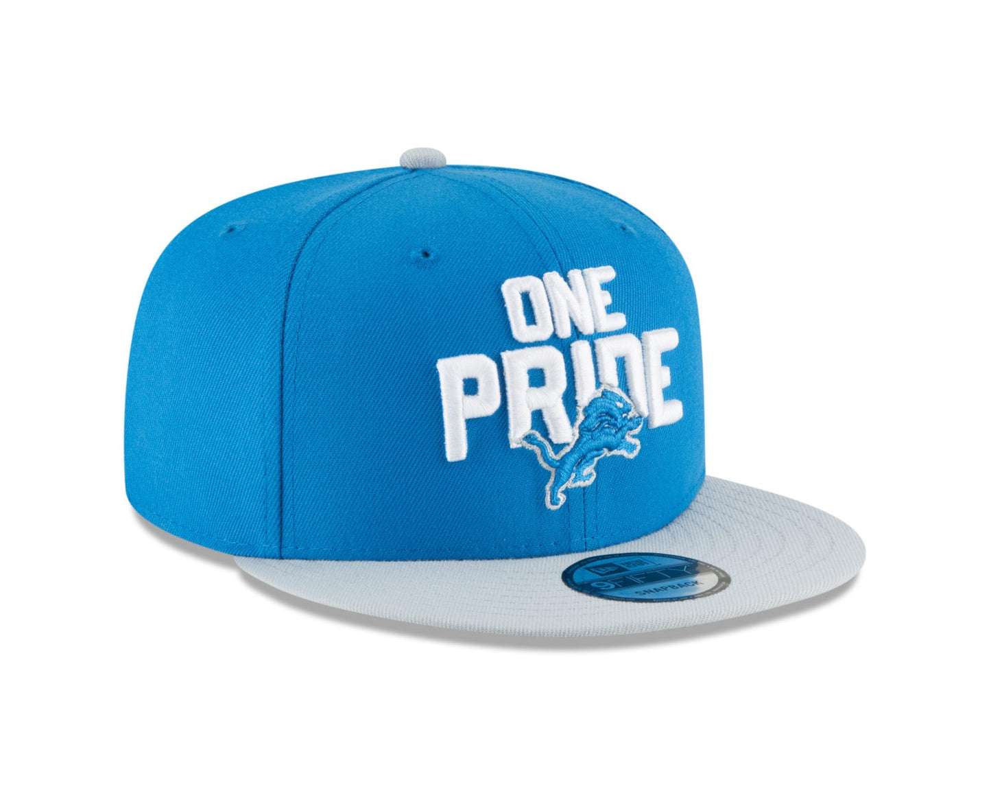 Detroit Lions New Era 2018 NFL Draft Spotlight 9Fifty Snapback Hat - Light Blue