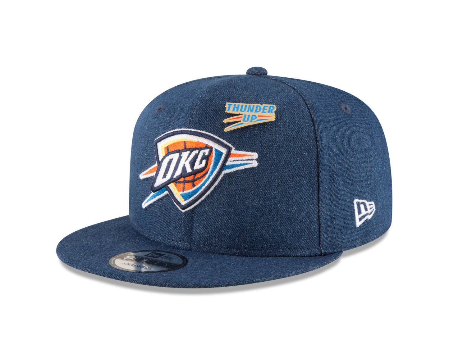 Oklahoma City Thunder New Era 2018 Draft 9FIFTY Snapback Adjustable Hat – Denim