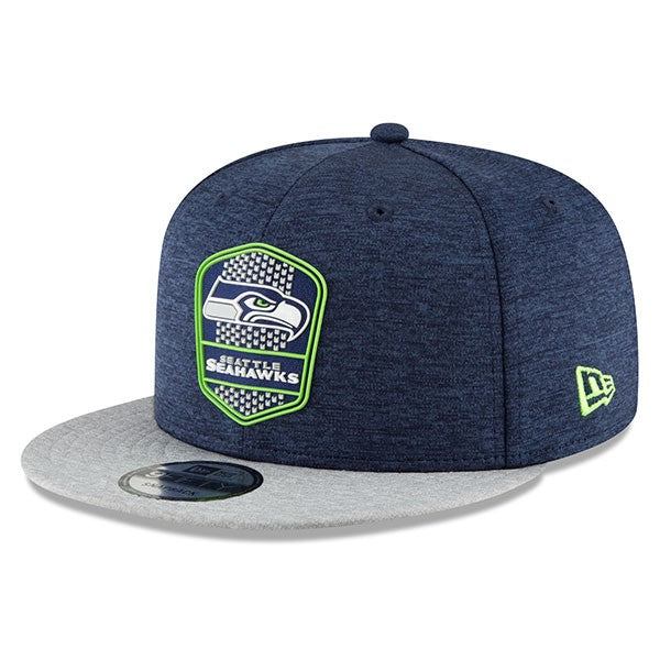 Seattle Seahawks New Era 2018 NFL Sideline Road Official 9Fifty Snapback Hat