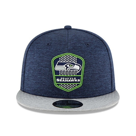 Seattle Seahawks New Era 2018 NFL Sideline Road Official 9Fifty Snapback Hat