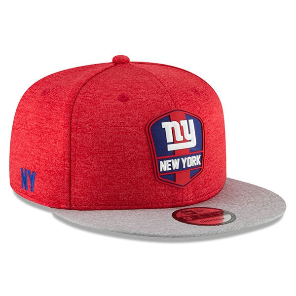 New York Giants New Era 2018 NFL Sideline Road Official 9Fifty Snapback Hat
