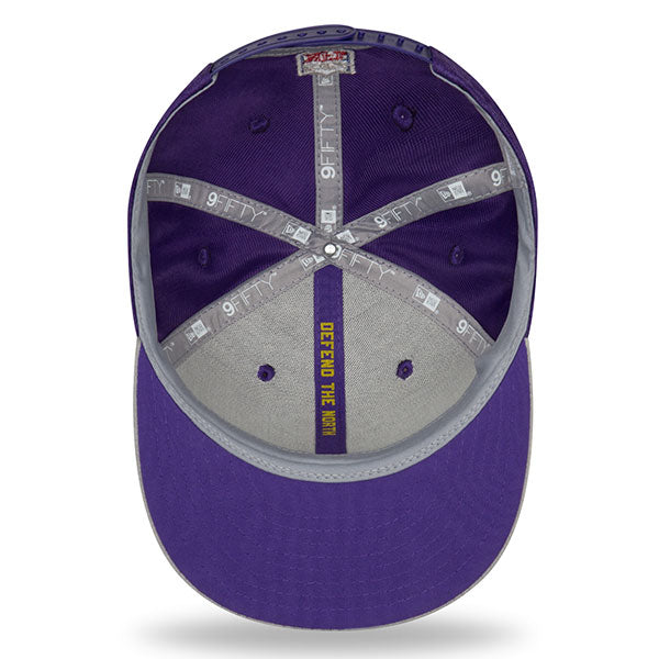 Minnesota Vikings New Era 2018 NFL Sideline Road Official 9Fifty Snapback Hat