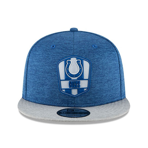 Indianapolis Colts New Era 2018 NFL Sideline Road Official 9Fifty Snapback Hat