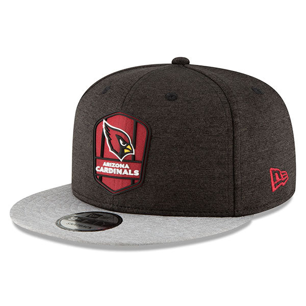 Arizona Cardinals New Era 2018 NFL Sideline Road Official 9Fifty Snapback Hat