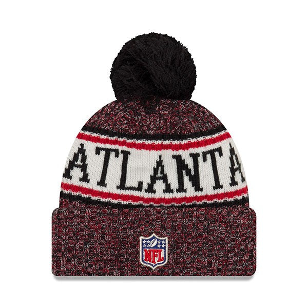 Atlanta Falcons New Era 2018 NFL On-Field SPORT KNIT Cuffed Pom Hat