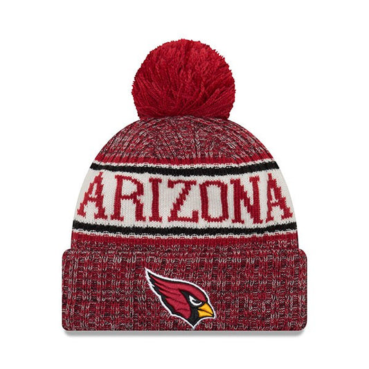 Arizona Cardinals New Era 2018 NFL On-Field SPORT KNIT Cuffed Pom Hat