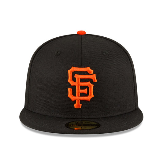 San Francisco Giants New Era 2002 WORLD SERIES Side Patch 59FIFTY Fitted MLB Hat – Black/Orange/Gray Bottom