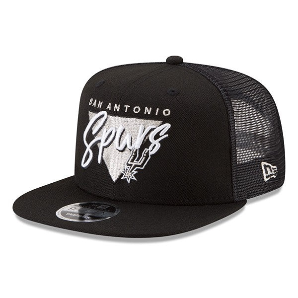 San Antonio Spurs New Era Retro Fresh Front Trucker Mesh 9FIFTY Snapback Adjustable Hat