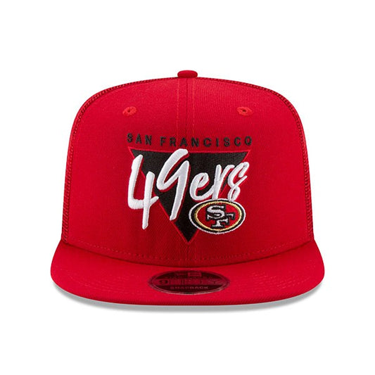 San Francisco 49ers New Era Retro Fresh Front Trucker Mesh 9FIFTY Snapback Adjustable Hat