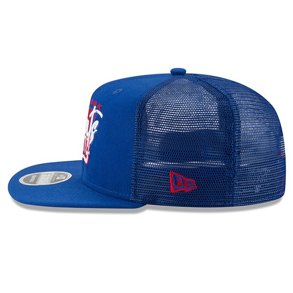 New York Giants New Era Retro Fresh Front Trucker Mesh 9FIFTY Snapback Adjustable Hat