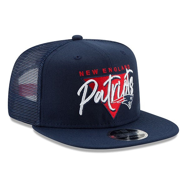 New England Patriots New Era Retro Fresh Front Trucker Mesh 9FIFTY Snapback Adjustable Hat