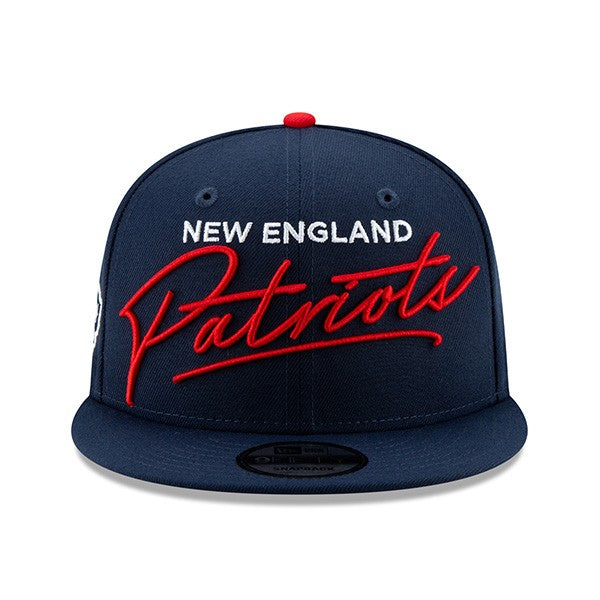 New England Patriots New Era SCRIPT TURN 9Fifty Snapback Adjustable Ha ...