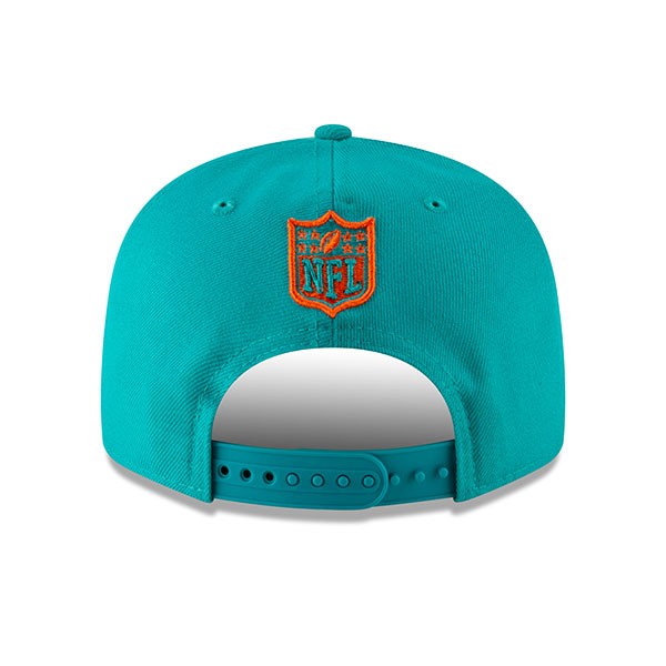 Miami Dolphins New Era METAL AND THREAD 9Fifty Snapback Adjustable Hat