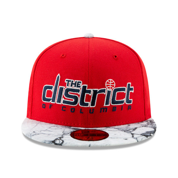Washington Wizards THE DISTRICT New Era Color Flip Fitted 59Fifty NBA Hat - Red/White/Navy