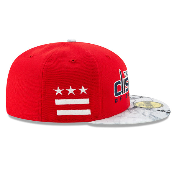 Washington Wizards THE DISTRICT New Era Color Flip Fitted 59Fifty NBA Hat - Red/White/Navy