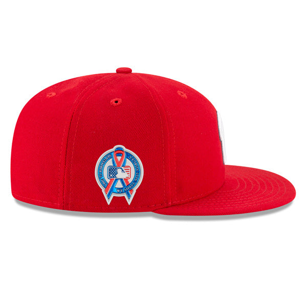 Washington Nationals New Era EXCLUSIVE 911 MEMORIAL 59Fifty Fitted Hat - Red/Black Bottom