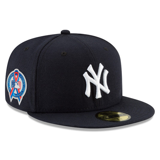 New York Yankees New Era EXCLUSIVE 911 MEMORIAL 59Fifty Fitted Hat - Navy/Black Bottom