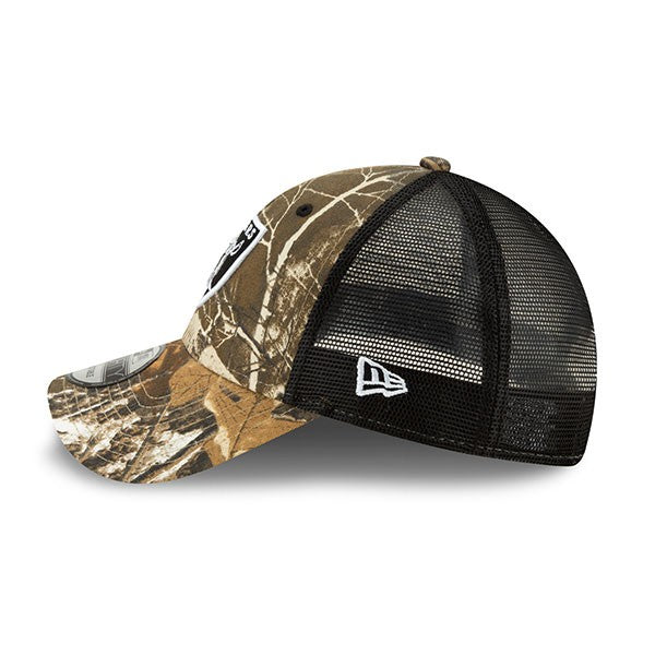 Las Vegas Raiders New Era Trucker Mesh 9FORTY Snapback Hat - Realtree Camo