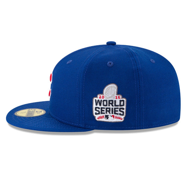 Chicago Cubs New Era 2016 WORLD SERIES Side Patch 59FIFTY Fitted MLB Hat – Royal