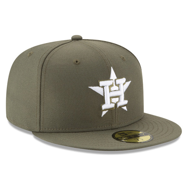 Houston Astros Sox New Era MLB CLASSICS 59Fifty Fitted Hat- Olive