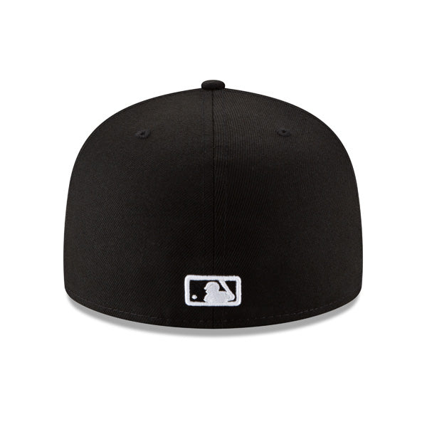 Chicago White Sox New Era OUTLINE 59Fifty Fitted MLB Hat - Black/White